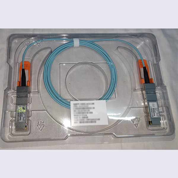 dfrdrr-1.jpg Cisco QSFP-100G-AOC5M 100GBASE-AOC QSFP28 to QSFP28 5m Active Optical Cable - Image 1